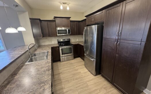 Three Bedroom upper with double Garage