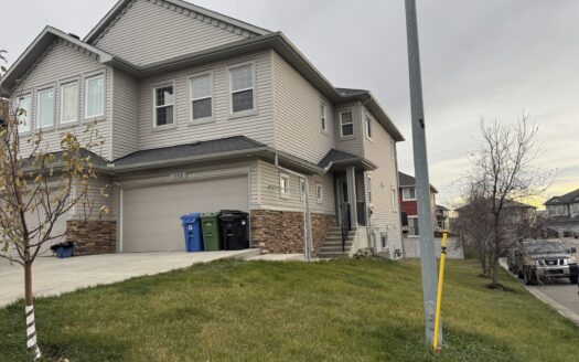 Three Bedroom upper with double Garage